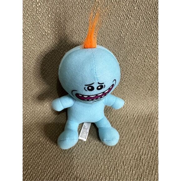 Mr. Meeseeks Plush Rick and Morty Blue Alien 7" Stuffed Animal Toy Factory - Picture 2 of 10